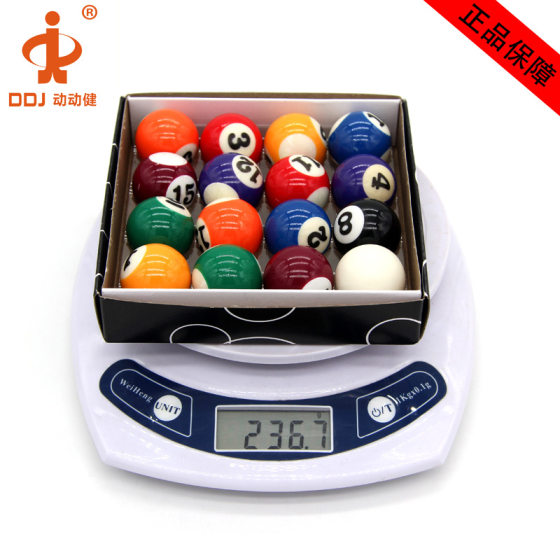 Dynamic health factory direct plastic resin pool children's billiard table ball pool 25mm American flower ball suit