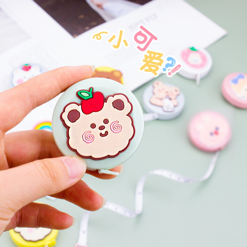 Student stationery cute cartoon portable double-sided measuring tape children Korean version girly heart ins style school supplies