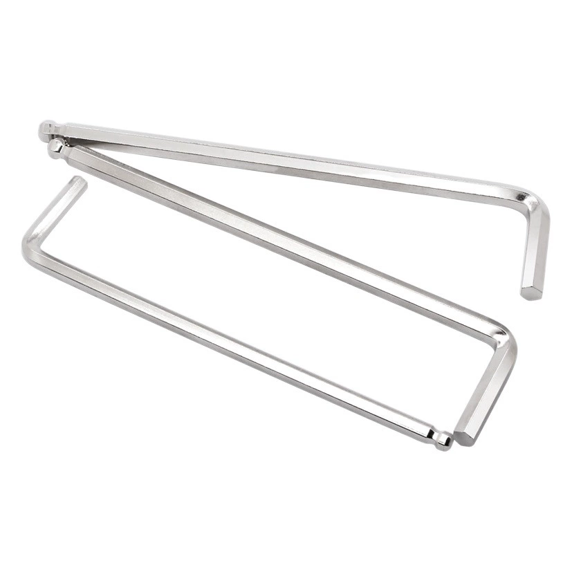 Никелированный шестигранный ключ L-типа с плоской головкой, отвертка, удлиненный торсионный шариковый ключ, шестигранный Противоугонный ключ Torx