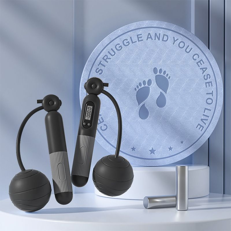 Cuenta cuerda de salto de gravedad bola cuerda de salto de cuerda sin cuerda no estudiantes examen de grasa especial almohadilla acústica fábrica comercio al por mayor