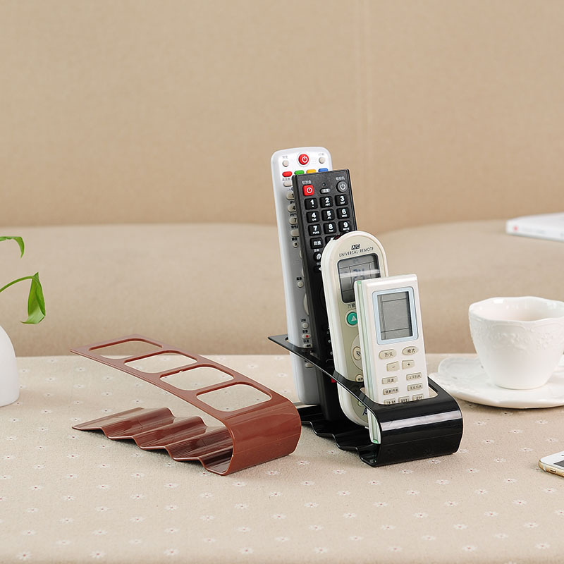 4 グリッドリモコン収納ラッククリエイティブデスクトップ収納ラック卸売プラスチックリモコン収納ホルダー|undefined