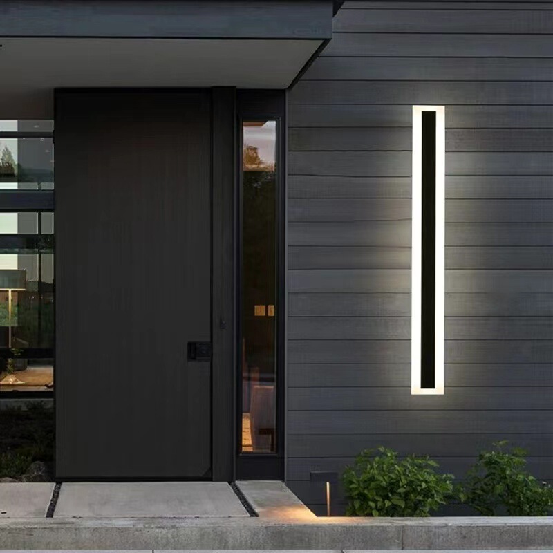 Long outdoor waterproof wall lights, LED outdoor garden villa courtyard lights, villa gate project linear wall wash lights Long outdoor waterproof wall lights, LED outdoor garden villa courtyard lights, villa gate project linear wall wash lights