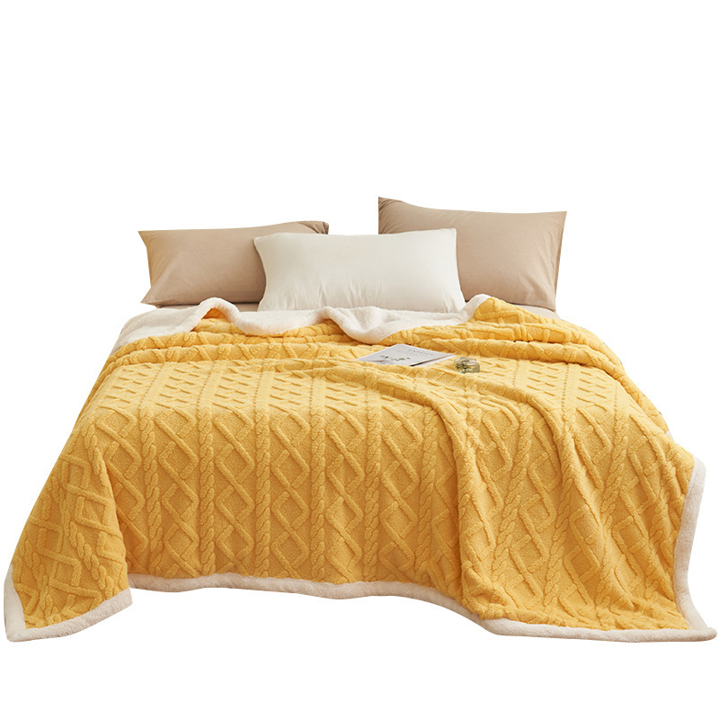 Ta skin mantas de peluche de oficina mantas de siesta mantas de lana de coral mantas de sofá almuerzo doble doble