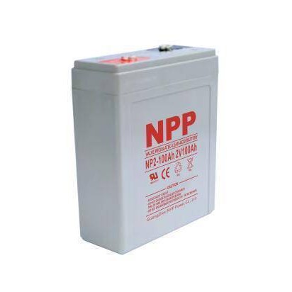 NPP耐普蓄电池NP2-100 2V100AH免维护直流屏EPS UPS电源专用