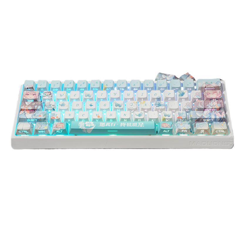 崩壊星空鉄道流蛍キーキャップ側面刻印半透明昇華メカニカル磁気軸キーボードキーキャップ|undefined