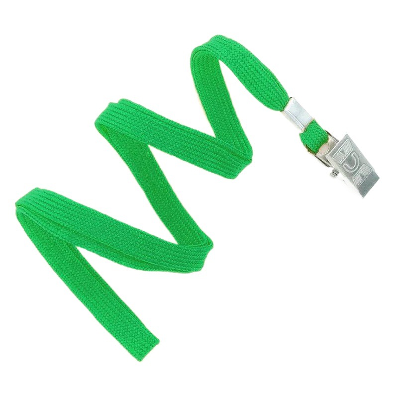 Permiso DE TRABAJO insignia cordón metal clip lanyard 1*45cm Comercio exterior exposición certificado cordón algodón grueso fábrica licencia cuerda al por mayor