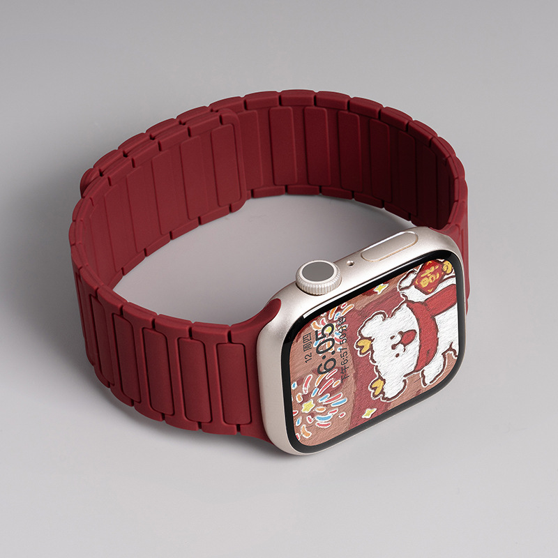 Artista Dai Zhang Jingyi es el mismo para iwatch11 correa S9 Apple S10 reloj 8 magnetic 3 silicona