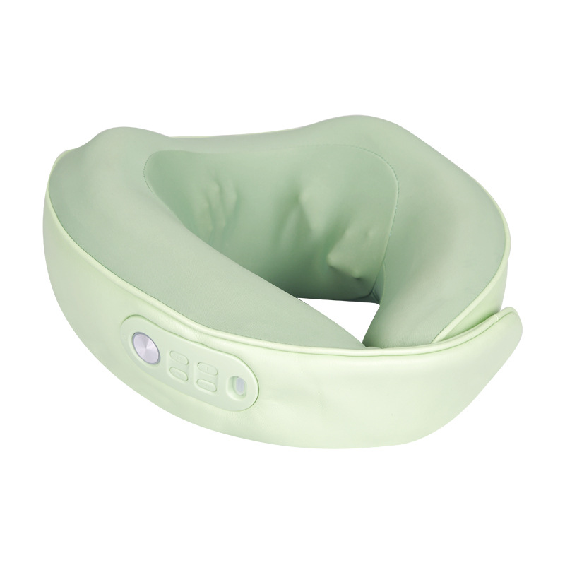 Almohada de masaje con aplicación, masajeador multifuncional en forma de U para columna cervical, masajeador eléctrico para cuello, protector de cuello, regalo