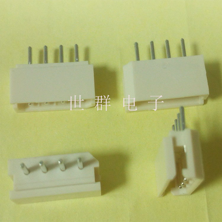 5264-4A直针 MX2.5 4P 米黄色圆针66V0无卤料5263/5264针座连接器