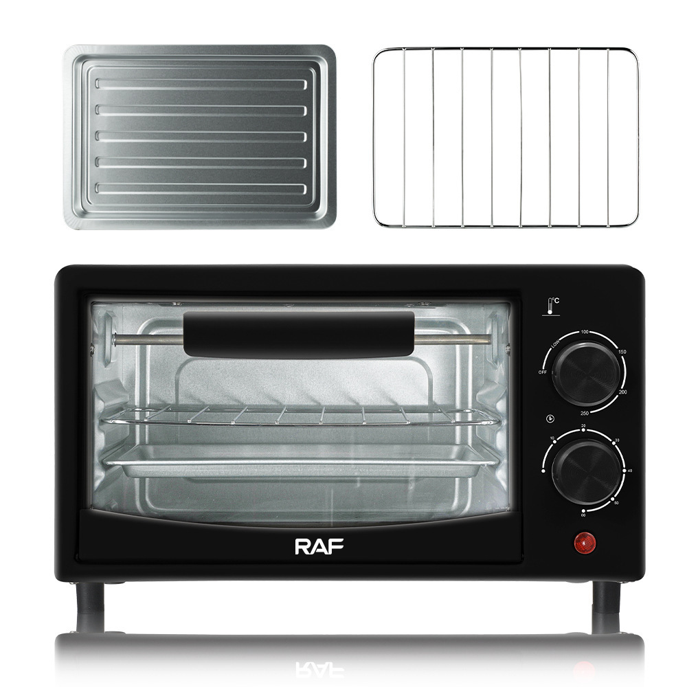 Horno eléctrico pequeño multifuncional estándar europeo RAF, electrodomésticos de cocina para hornear, mini horno automático 7L