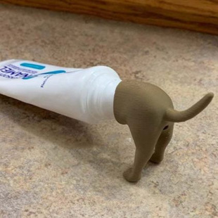 �羳��Ʒ �����wPooping Dog Butt Toothpaste Topper���Ԅ��⹷