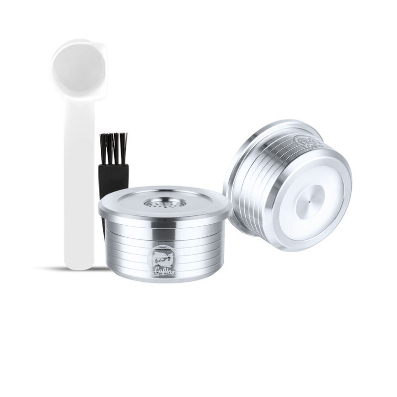 Compatible DELTA Q Coffee Capsule Cups Multiple Use Reusable Coffee Capsule Shell Stainless Steel Filter Mesh Cups Compatible DELTA Q Coffee Capsule Cups Multiple Use Reusable Coffee Capsule Shell Stainless Steel Filter Mesh Cups