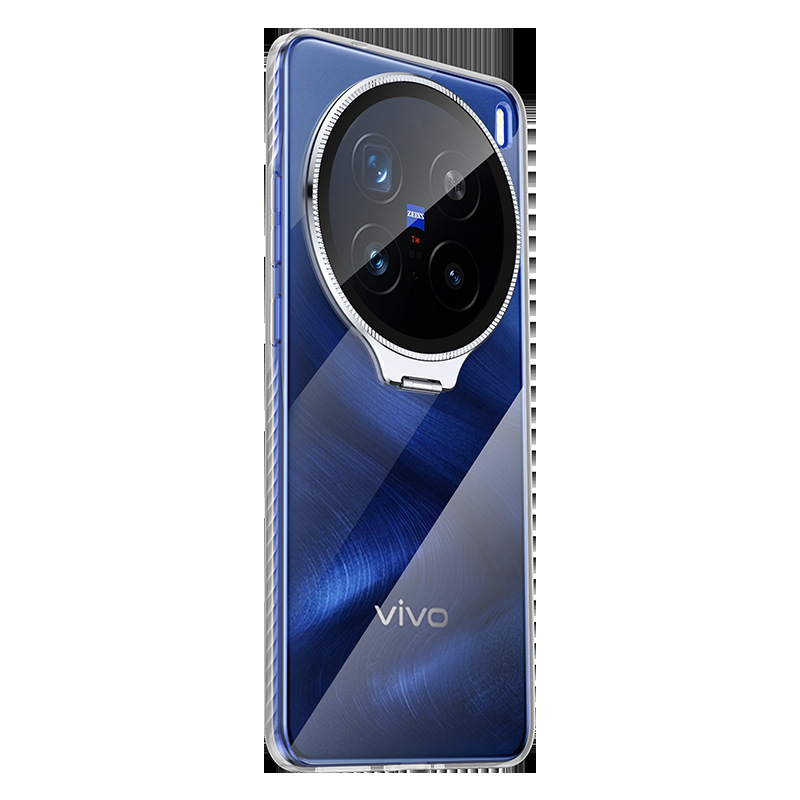 Funda para teléfono móvil VIVO X200S cristal de hielo X200U lente todo incluido Soporte de rosca transparente Funda protectora anti-caída image 6