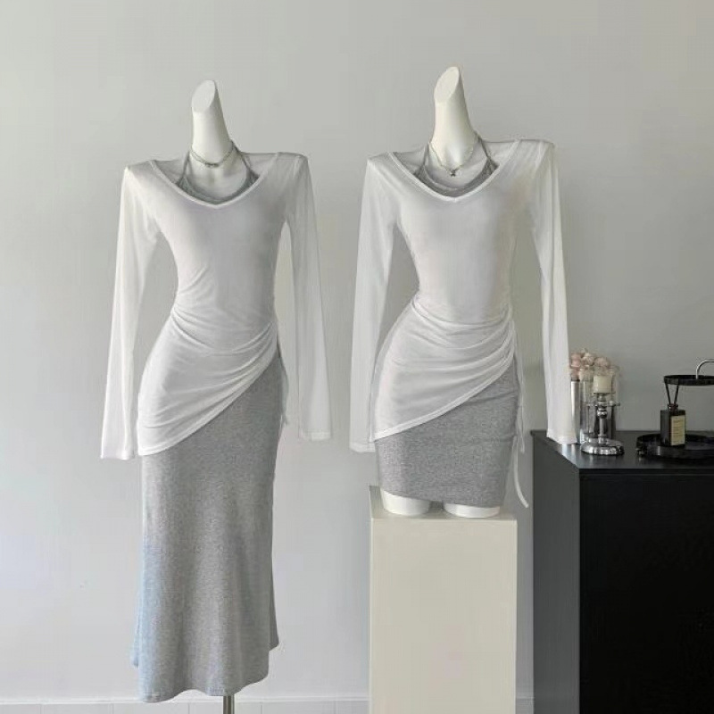 White long-sleeve