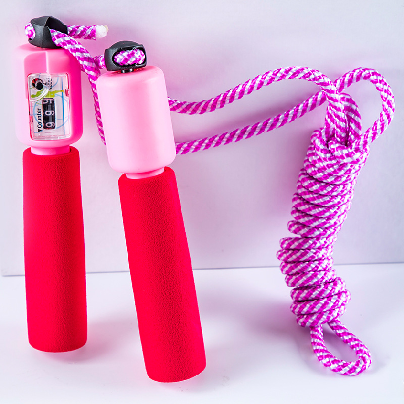6226 fábrica directa saltar la cuerda entrenamiento deportivo competencia saltar la cuerda estudiante prueba física saltar la cuerda mango esponja contando saltar la cuerda