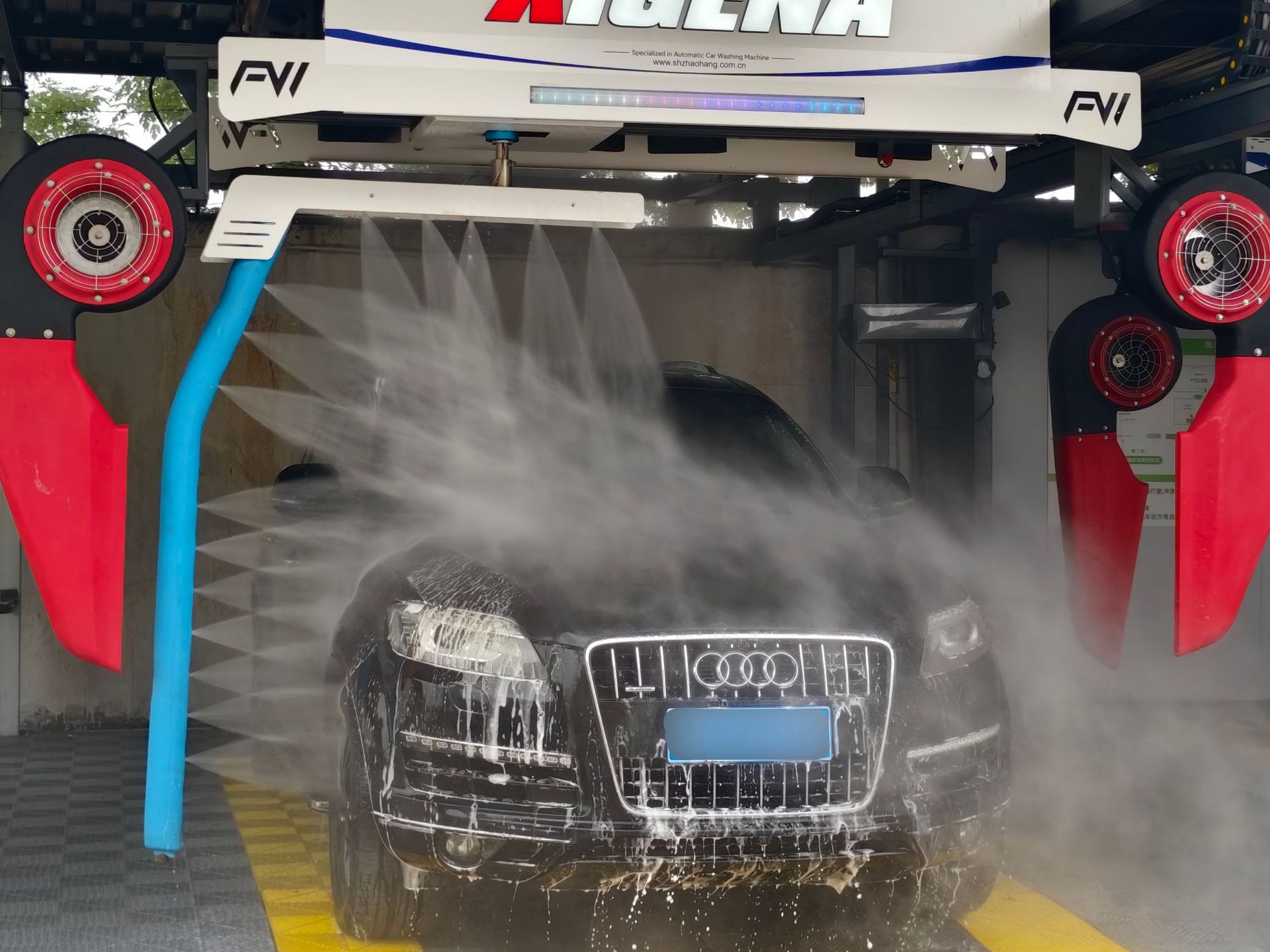 Fully Automatic 360 °   Contactless Car Wash Machine with Infrared Sensor and Plc Control for Community Gas Stations and Entrepreneurial Use.