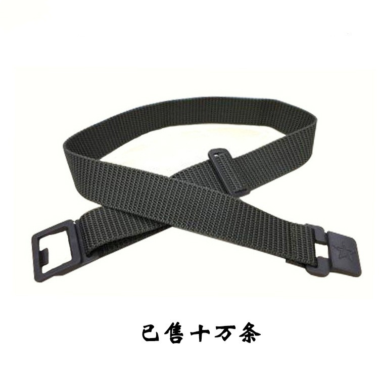3.5cm Children's Performance Clothing Accessories Canvas Belt for Students' Military Training, Suitable for Both Internal and External Use