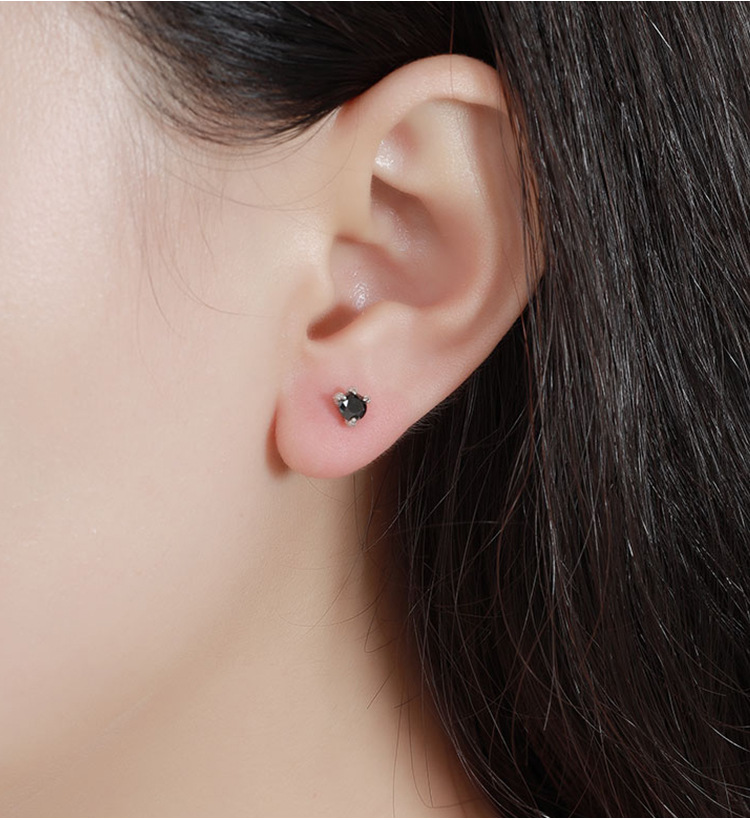 1g Weight 925 Sterling Silver Ear Needle Material Moissanite Inlay Material Ear Studs Classification 1 Pair Quantity Daily, Street Occasion 925 Sterling Silver Material Geometric Pattern All Seasons Season Unisex Gender Simple Style Style 1 Pair 925 Sterling Silver Moissanite Moissanite Earrings Geometric Ear Studs 4
