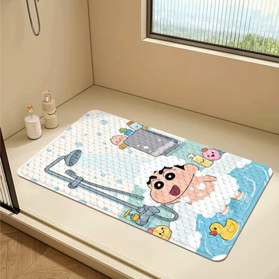 Avtomobil döşəmə paspasları — Crayon Shin-Chan Suction Cup Floor Mat - xiaoxin-bubble-bath-4070cm-suction-cup-floor-mat