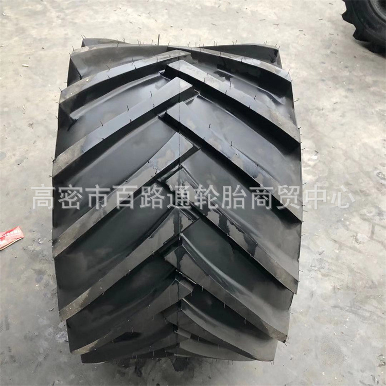 批发农机具19.0/45-17联合收割机轮胎人字花纹真空轮胎