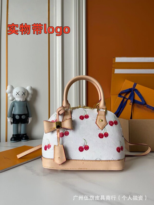 新しいアルマ BB クラシック老眼本革シェルバッグ白三色ジョイントファッションワンショルダークロスボディハンドバッグ女性用|undefined