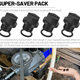 Hayward SPX1700FG Black Drain Plug with O-ring Precise Replacement Pool Pump Tube Plug Washer