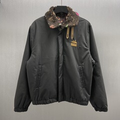 外国貿易越境正規版オリジナルブランド ルジア カラフルなぬいぐるみ襟 取り外し可能なファー襟付き 男女兼用綿入りジャケット