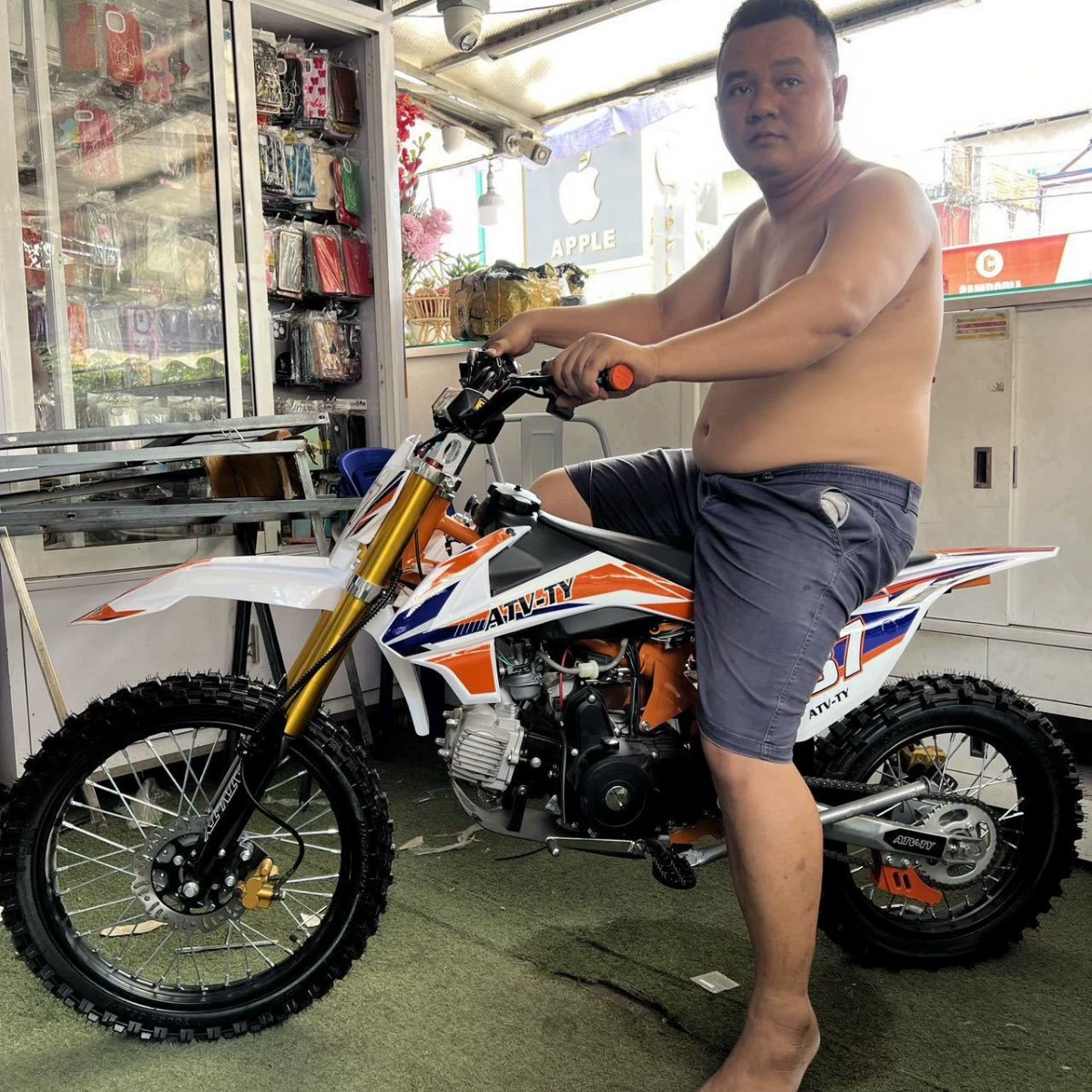 K65 внедорожный мотоцикл горы повсеместно образованный детский 125cc бензиновый мотоцикл карт