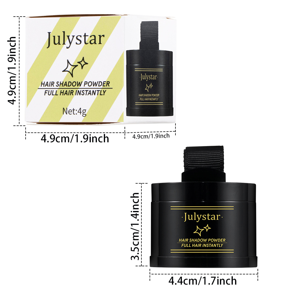 Julystar Nose Shadow Filling Powder, Hairline, Forehead Hair Replacement, Profile Contouring Hairline Powder Item Picture