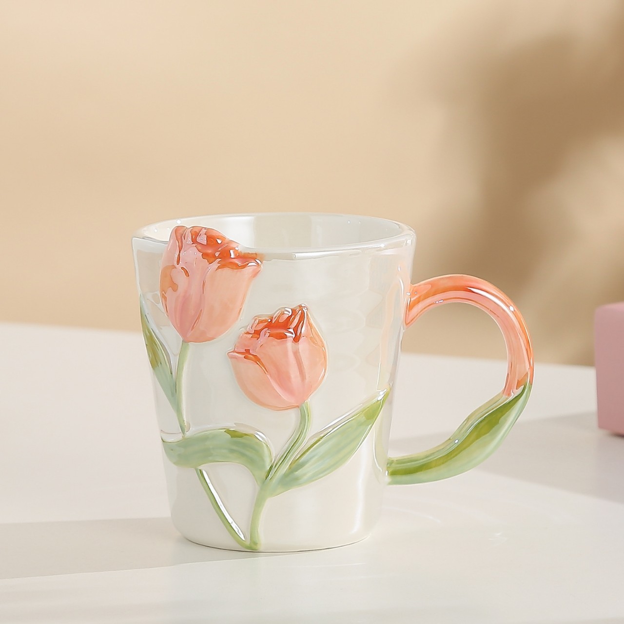 Pearl glaze orange