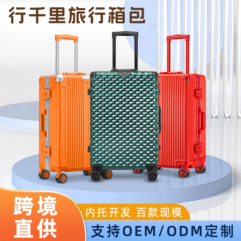 universal capacious suitcase for men and women