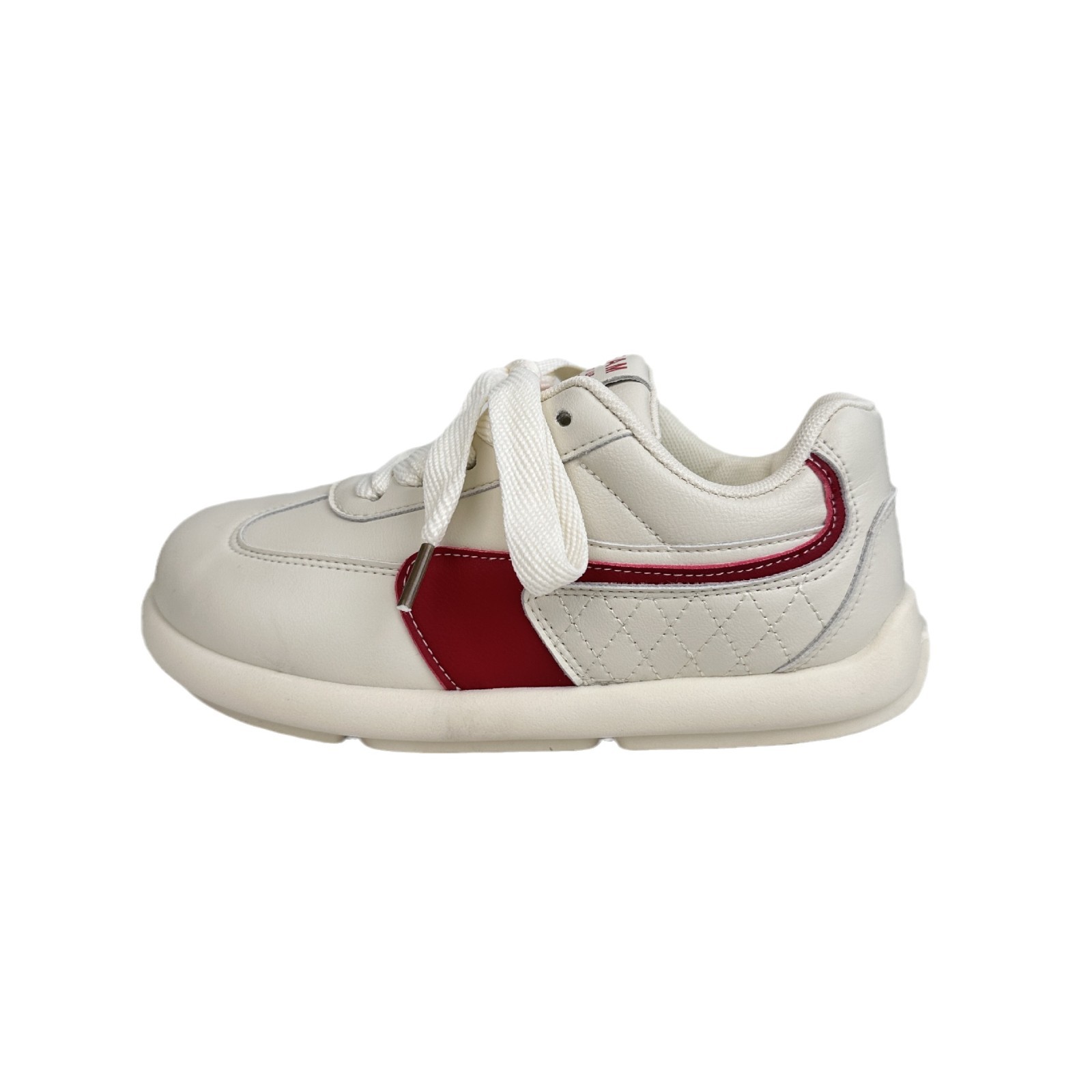 Yuanbo primavera zapatos blancos de cuero para estudiantes coreanos zapatos de punta cuadrada de todo fósforo 2025 primavera nuevos zapatos de mujer