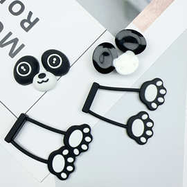 卡通哈士奇眼睛嘴巴狗爪软胶配件 PVC手机壳拖鞋雪童鞋装饰水杯贴