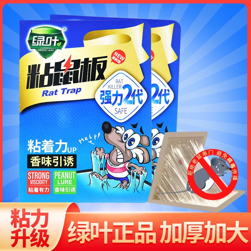 Green leaf strong second generation GL02108 strong sticky mouse board mouse TRAP mouse glue deratization factory outlet