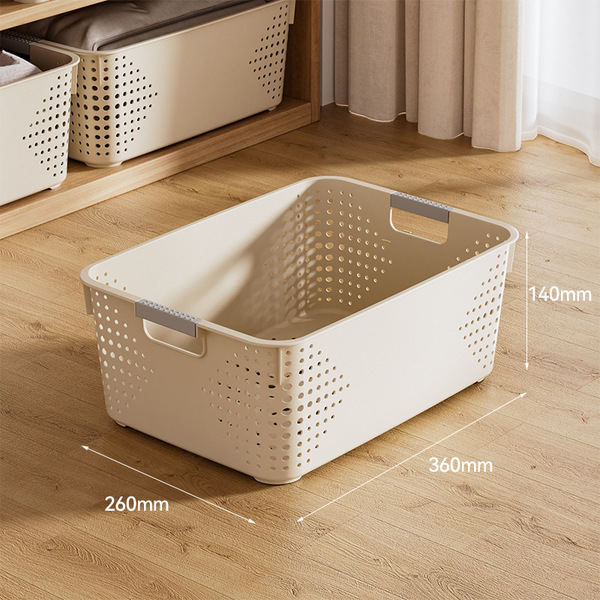 Plastic big storage basket