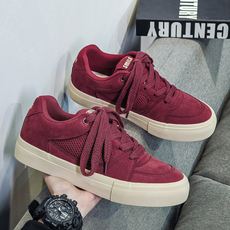 Hong Kong Style Bread Shoes, Fashionable Skateboarding Sneakers, Trendy Men's Shoes, Low-Top Student Casual Sneakers, Hong Kong Style Design Hong Kong Style Bread Shoes, Fashionable Skateboarding Sneakers, Trendy Men's Shoes, Low-Top Student Casual Sneakers, Hong Kong Style Design