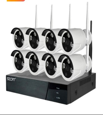 Güvenlik izleme kablosuz wifi seti kamera 8 yollu kablosuz NVR seti sabit disk video kaydedici ağ kamerası