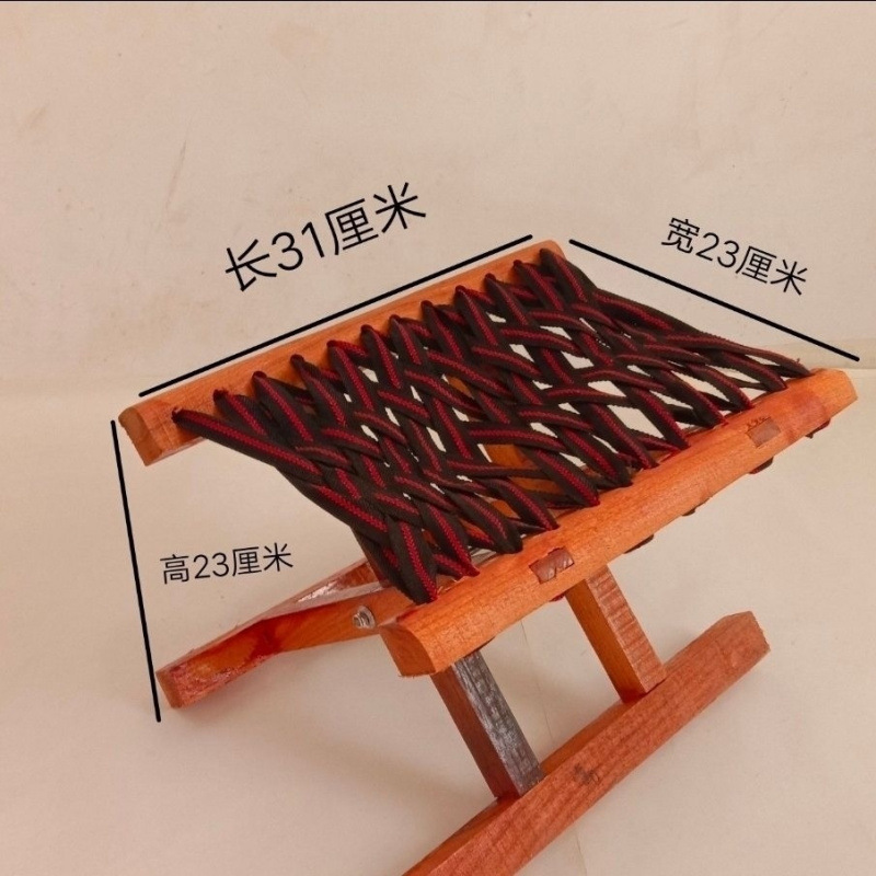 老式马扎户外折叠凳子槐木实木马扎子烧烤凳家用板凳便携式钓鱼凳|undefined