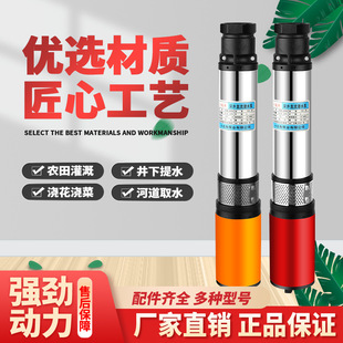 Dc Deep Well Submersible Pump 48V60V72V Battery Car People's Agricultural Household High Lift Stainless Steel Water Pump