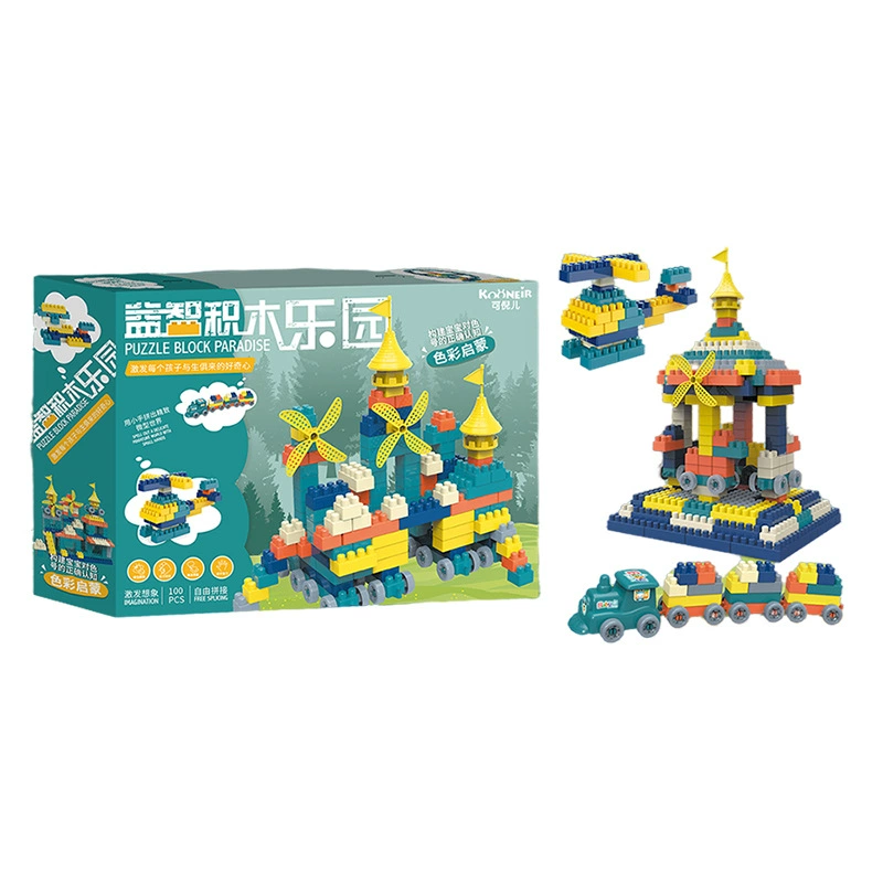Lego, castle, windmill toy, airplane, train, intellectual constructor, Birthday gift