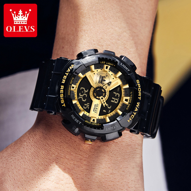2023 New Hot Selling Watch Olishi Brand Watch Multi Functional Sports Timing Quartz Watch Student Electronic Watch Children's Men's Watch Men's Watch_voghion.com