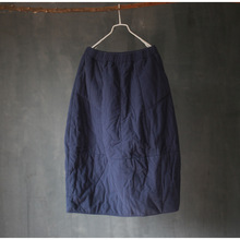 现货秋冬季新款复古长款棉裙女宽松百搭花苞裙灯笼裙a字半身裙子