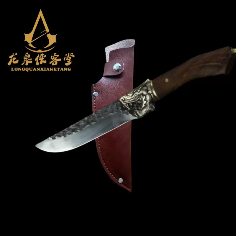 龙泉侠客堂一体多功能厨师刀不锈钢璃龙剔骨刀家用韩国日本料理刀