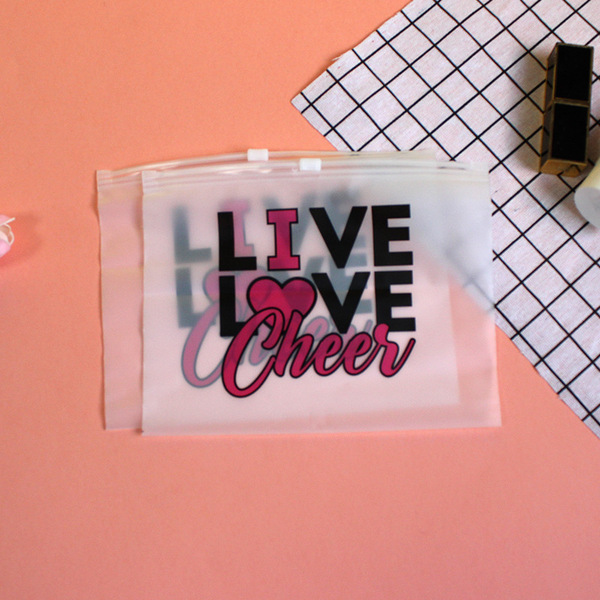 fuchsia black storage bag for eyelashes with zipper