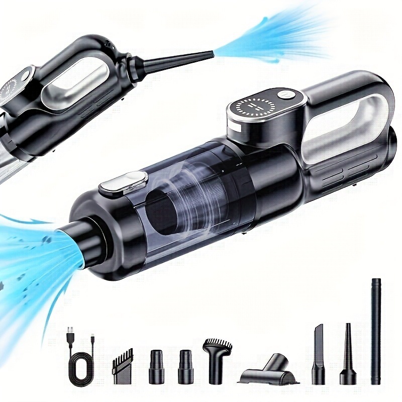 8007 블랙+실버 7.4V 5000mAh - 브러시리스 흡입/송풍 일체형 청소기 + 미니 바닥 브러시