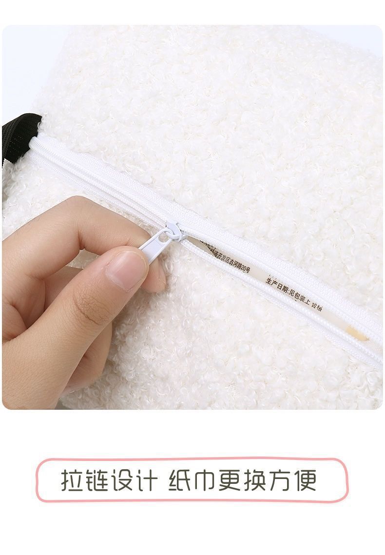 Car-mounted tissue box, hanging style, popular with women, creative and cute tissue box for car seats, napkin holder for car use