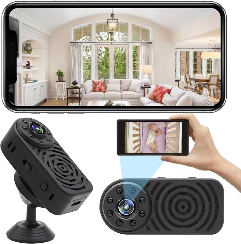 Cross-border surveillance camera monitor, home 4K night vision action camera, conference pen, recorder, dust-proof full figure