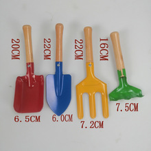 迷你园艺 彩色铲 耙 锹 木柄 塑柄园林铲 养花铁铲