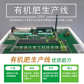 通达年产1-10万吨有机肥生产设备生产线 有机肥粉碎造粒生产线