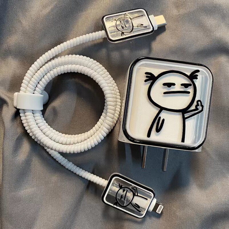 Suitable for iPhone14plus mobile phone data cable protective cover Apple 13 charger 20w fast charge iPad air5